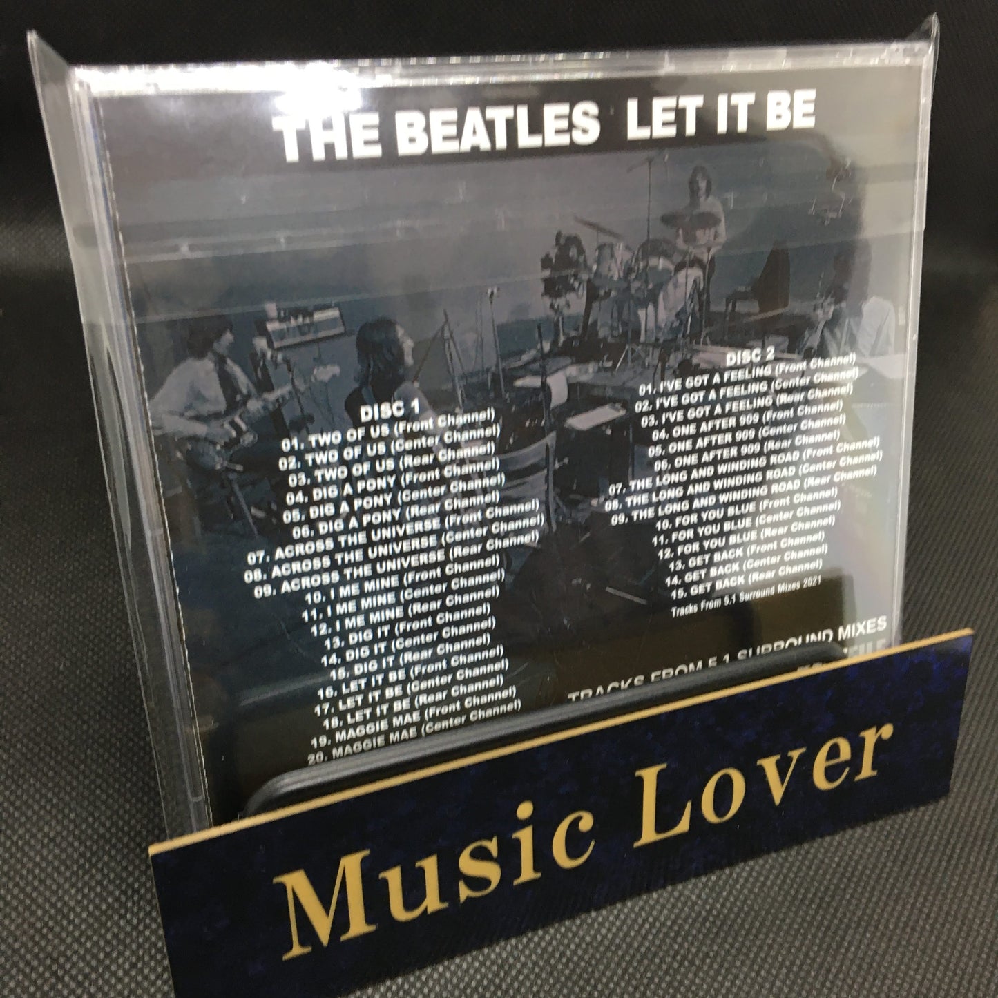 THE BEATLES / LET IT BE TRACKS FROM 5.1 SURROUND MIXES Soundboard (2CDR)