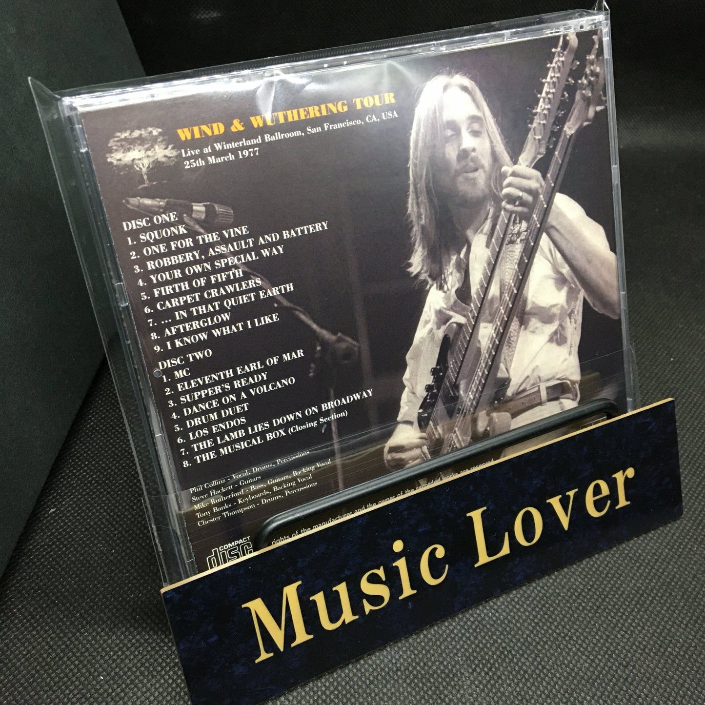GENESIS / SAN FRANCISCO 1977 1ST NIGHT (2CD) STEREO SOUNDBOARD