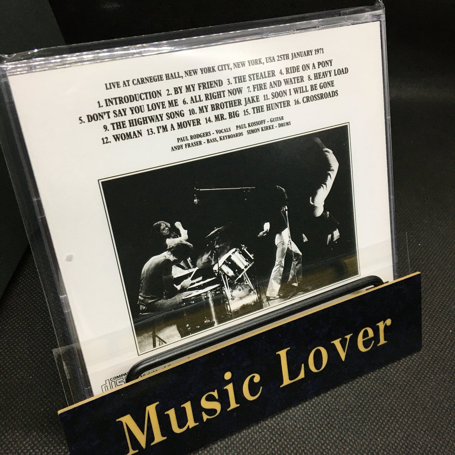 FREE / CARNEGIE HALL 1971 (1CD)