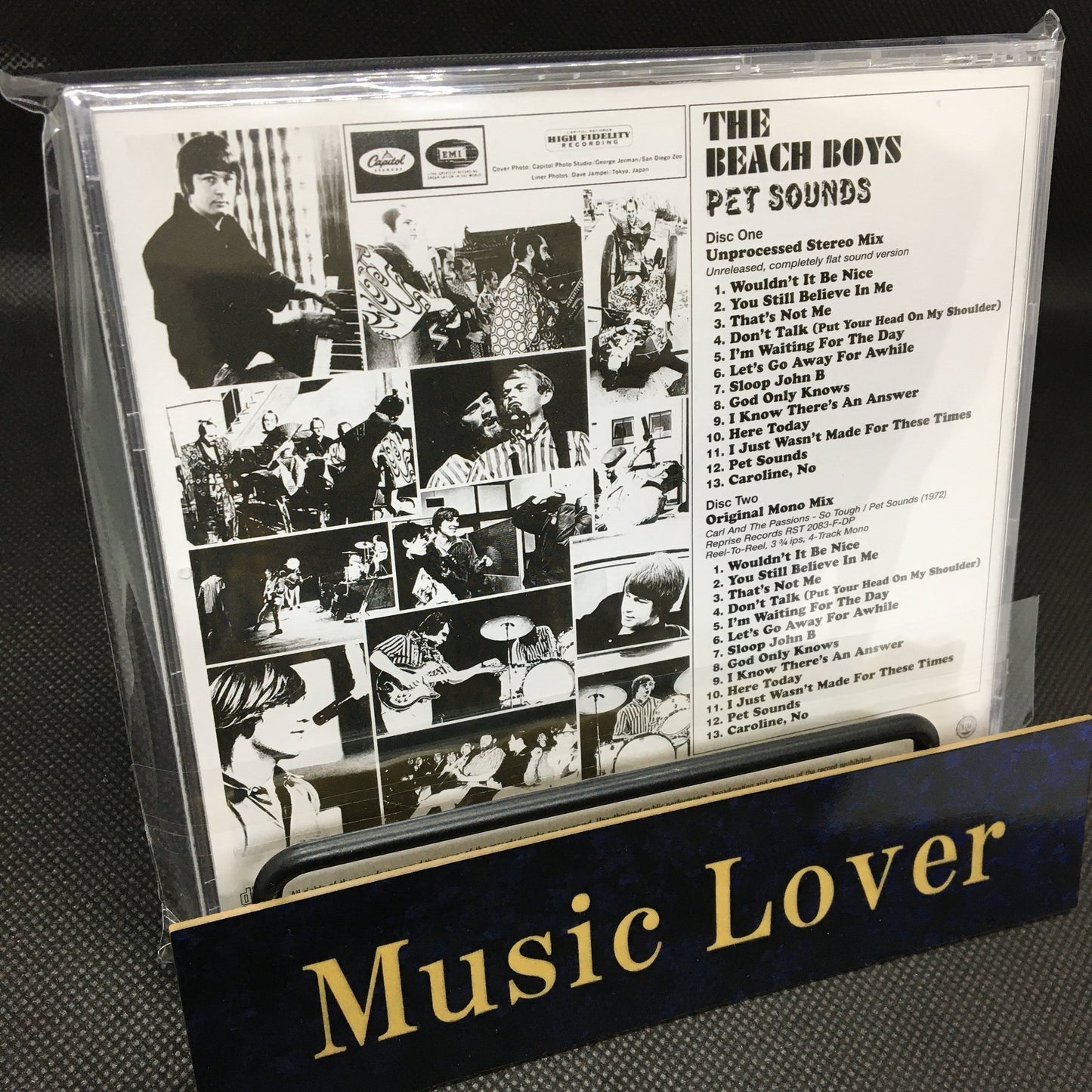 THE BEACH BOYS / PET SOUNDS UNPROCESSED STEREO & REEL TO REEL MONO (2CD)