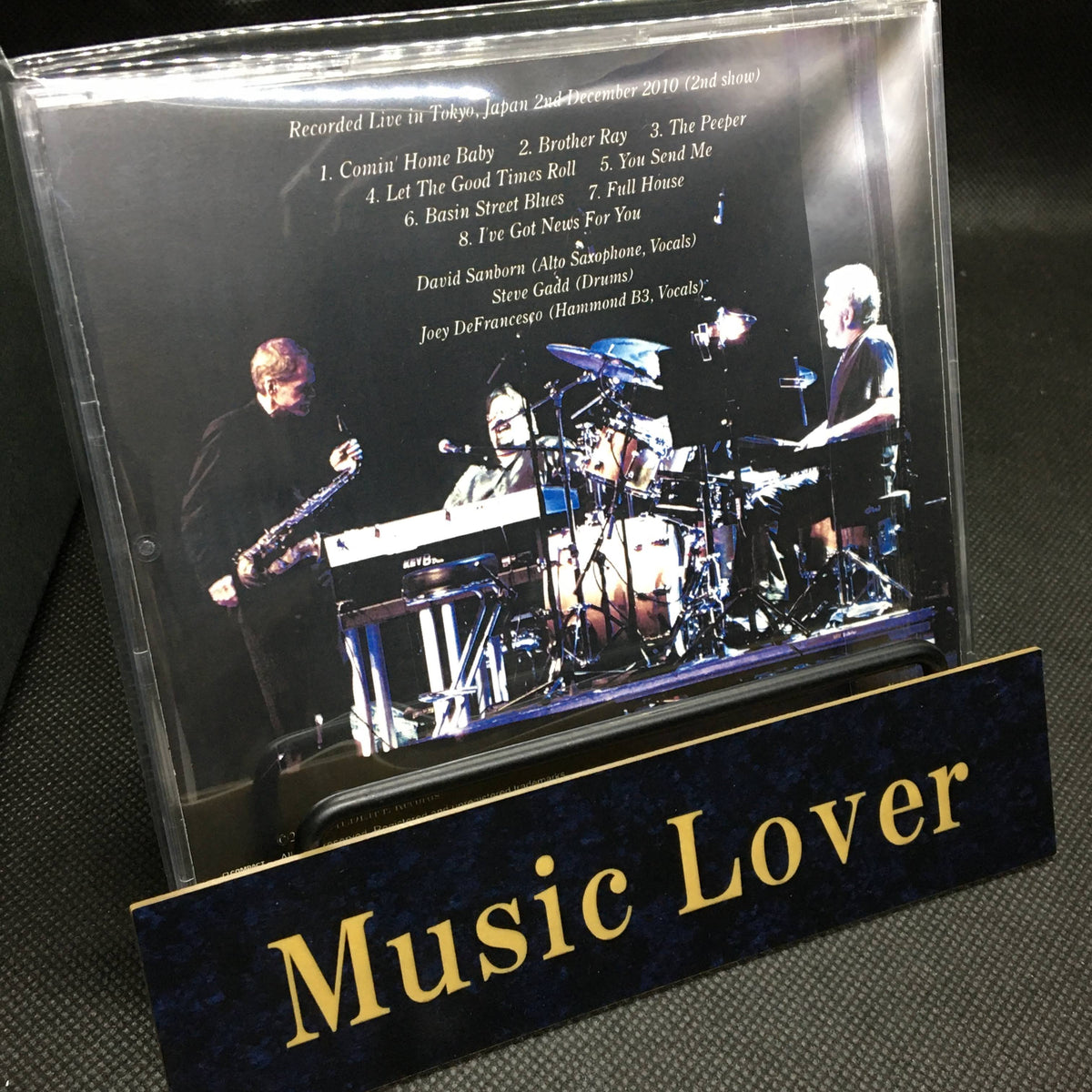 David Sanborn Trio featuring Steve Gadd & Joey DeFrancesco / You Send Me (1CDR)