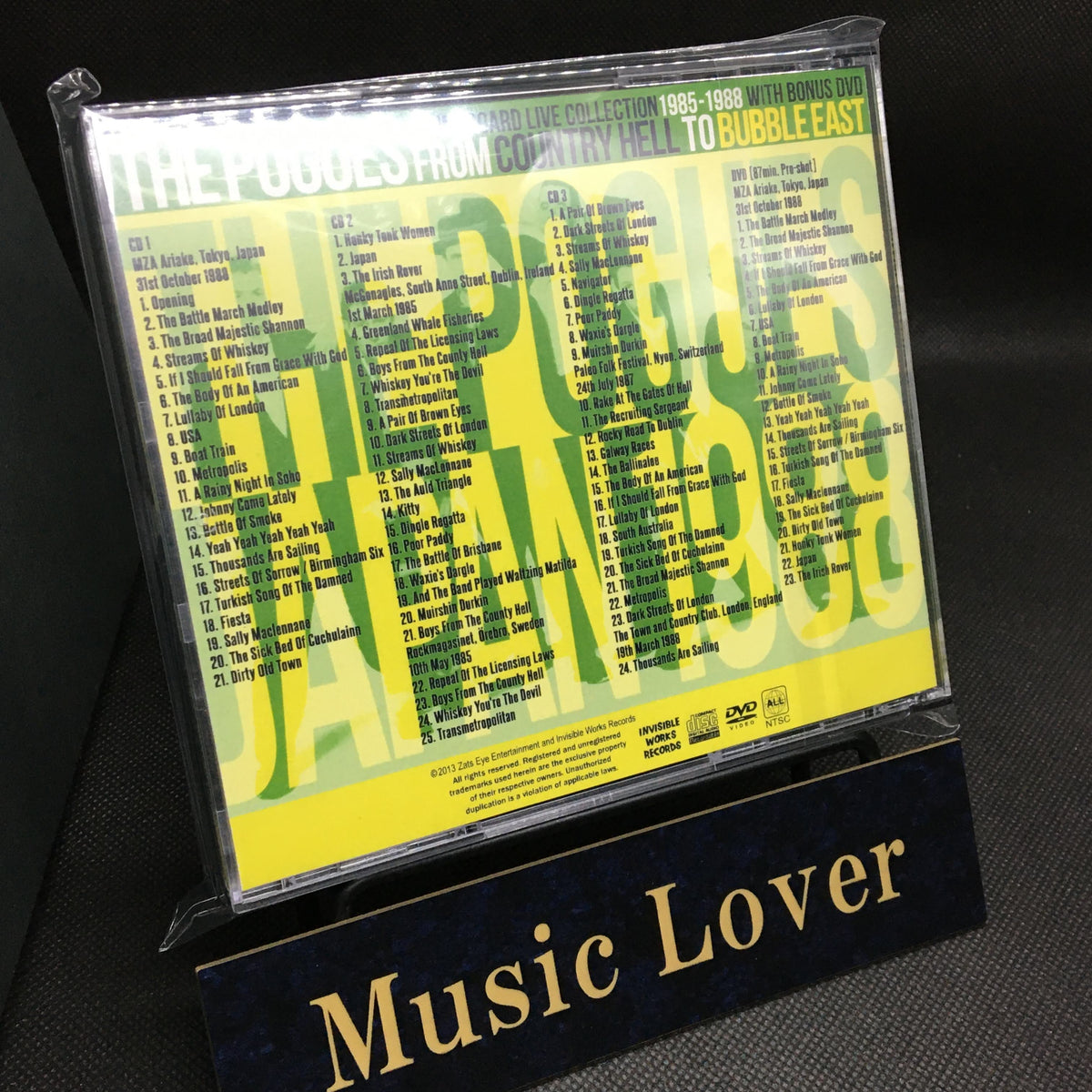 The Pogues / From County Hell To Bubbly East (3CDR+1DVDR)