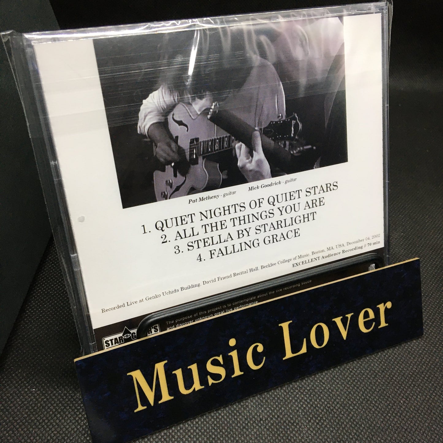 PAT METHENY & MICK GOODRICK / LIVE AT BERKLEE COLLEGE OF MUSIC 021204 (1CDR)