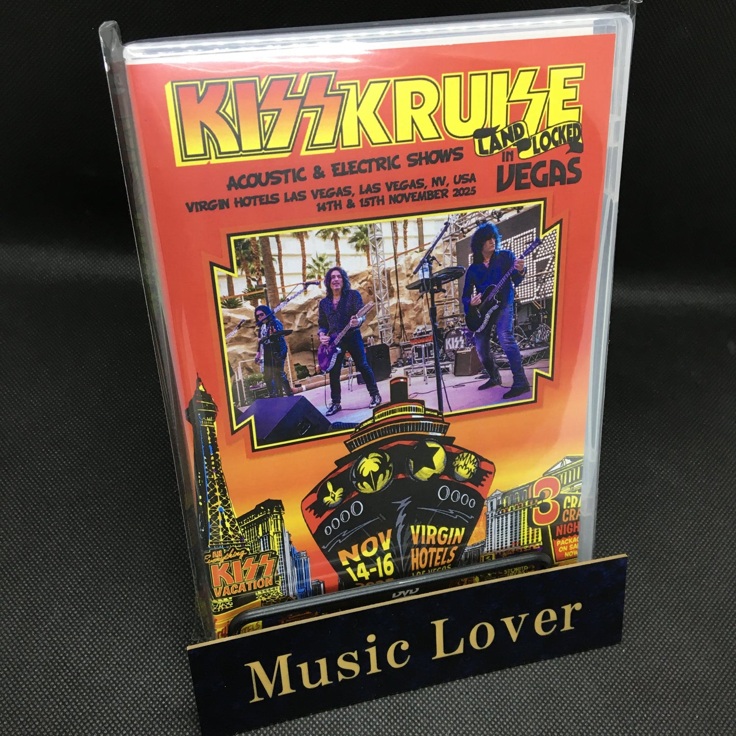 KISS / KRUISE LAND-LOCKED IN VEGAS (2DVDR)