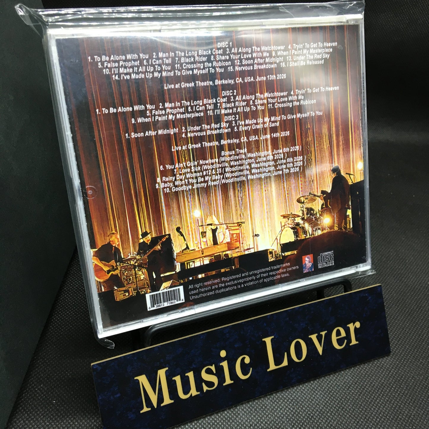BOB DYLAN / COMPLETE GREEK THEATRE 2026 (3CDR)