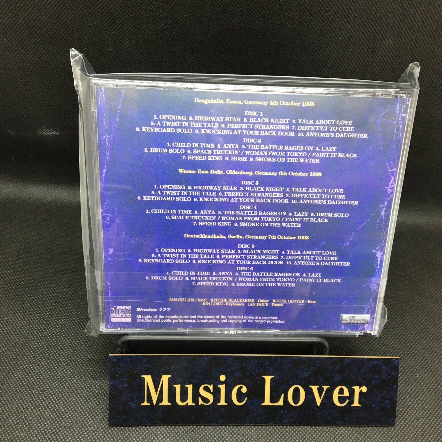 DEEP PURPLE / BATTLE OVER GERMANY 1993 VOLUME 2 (6CDR)