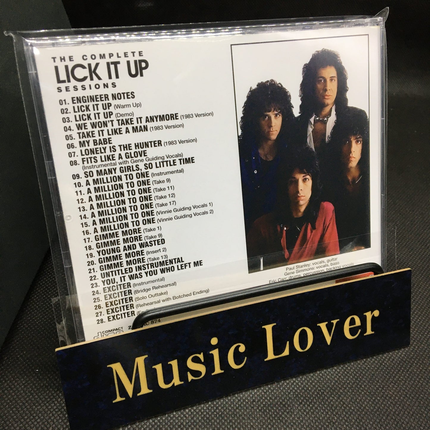 KISS / THE COMPLETE LICK IT UP SESSIONS (1CD)