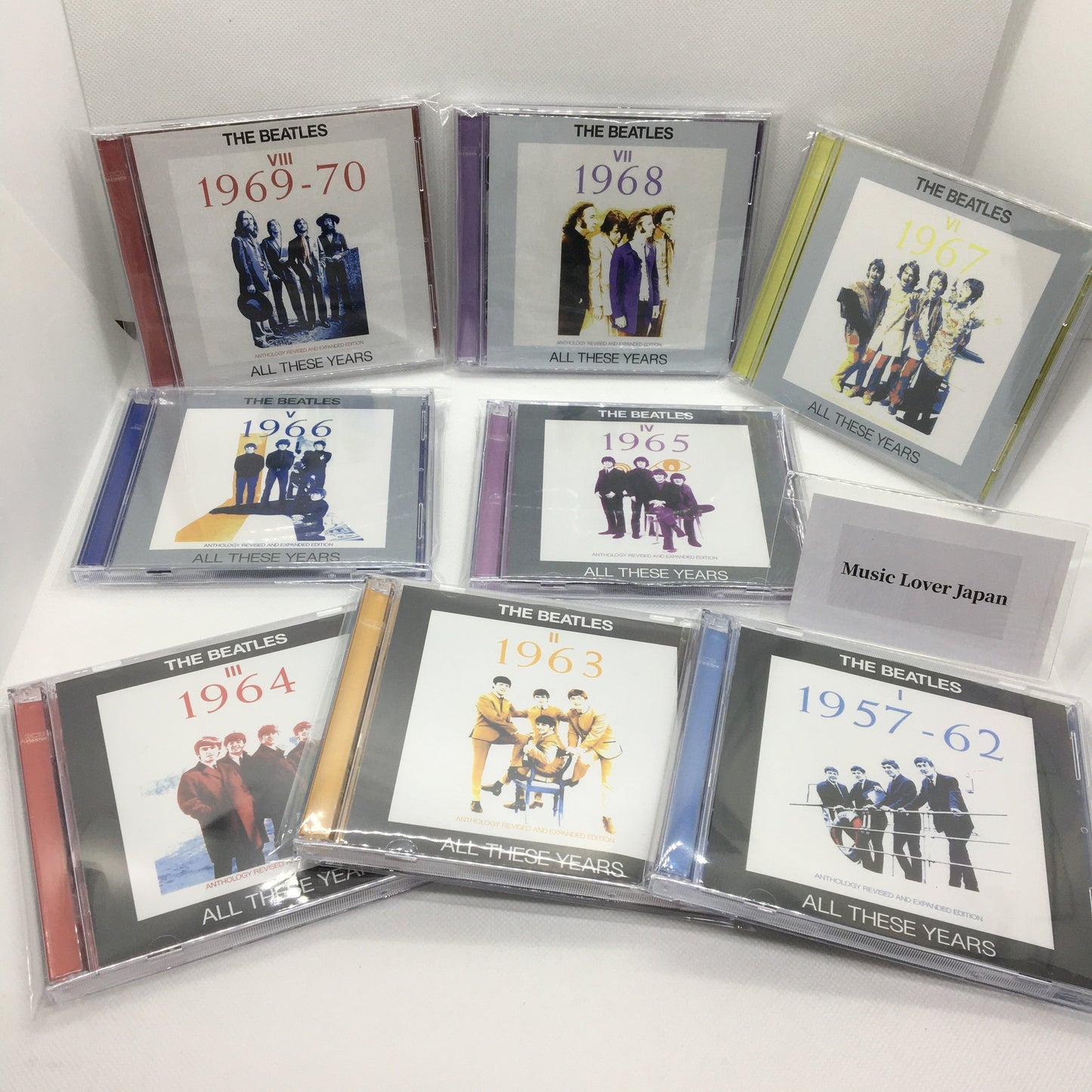 THE BEATLES / ALL THESE YEARS 1-8 Set ANTHOLOGY REVISED AND EXPANDED EDITION (16CD)