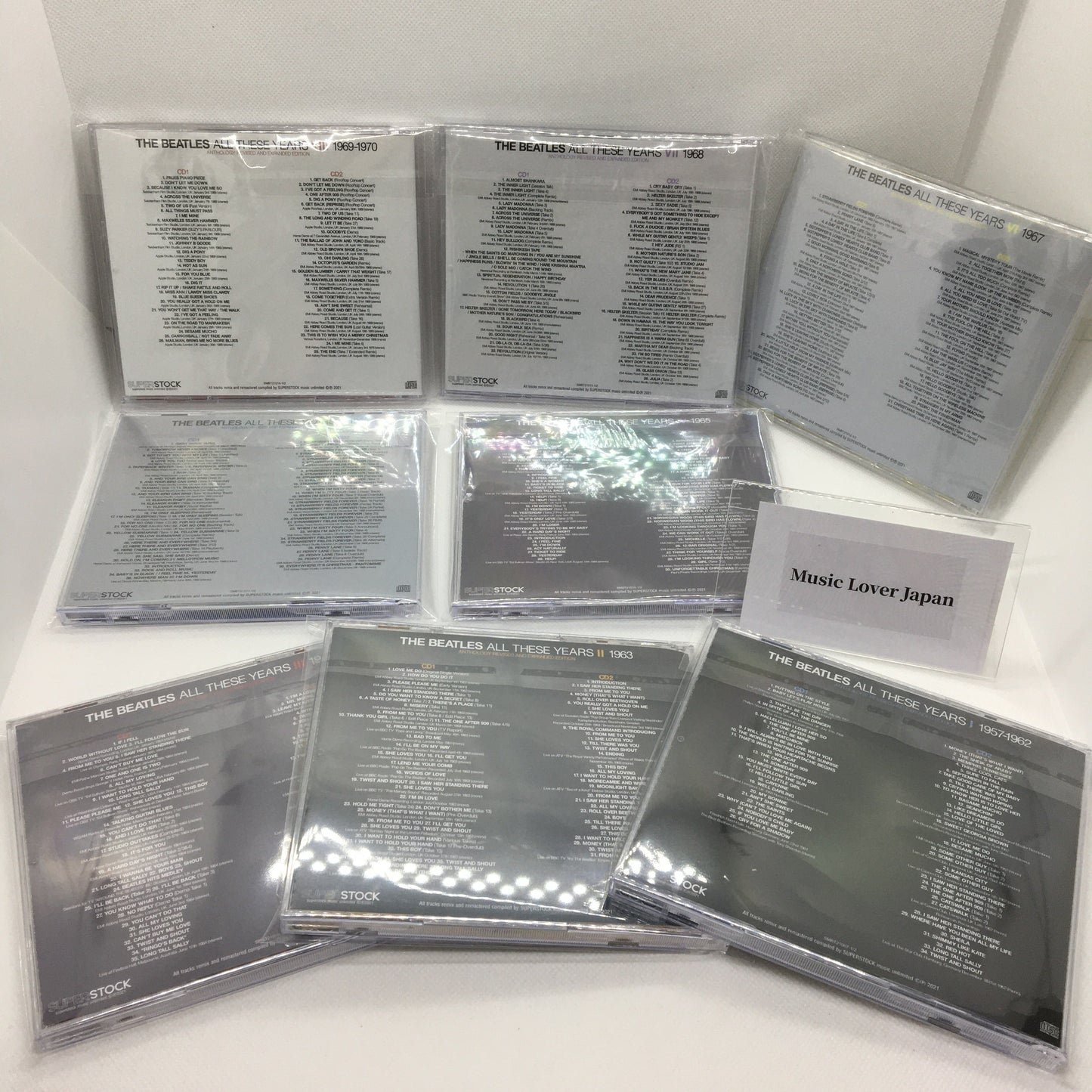 THE BEATLES / ALL THESE YEARS 1-8 Set ANTHOLOGY REVISED AND EXPANDED EDITION (16CD)