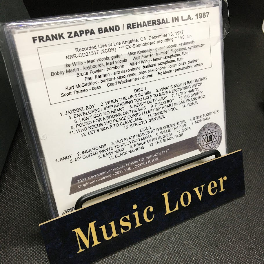 FRANK ZAPPA BAND / REHAERSAL IN L.A. 1987 (2CDR)