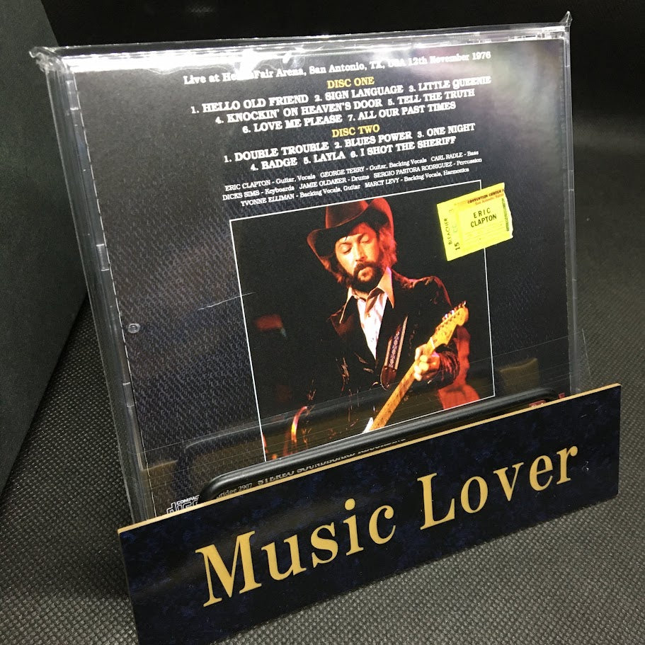 ERIC CLAPTON / SAN ANTONIO 1976 STEREO SOUNDBOARD (2CDR)