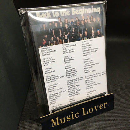 Ozzy Osbourne & Black Sabbath / Back to the Beginning 2025 (1DVDR) White label disc