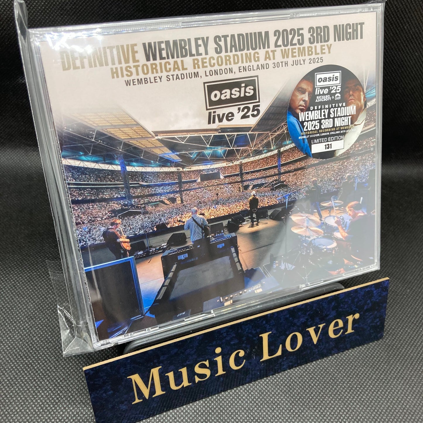 OASIS / CAST / RICHARD ASHCROFT / DEFINITIVE WEMBLEY STADIUM  2025 3RD NIGHT HISTORICAL RECORDING AT WEMBLEY (3CD)