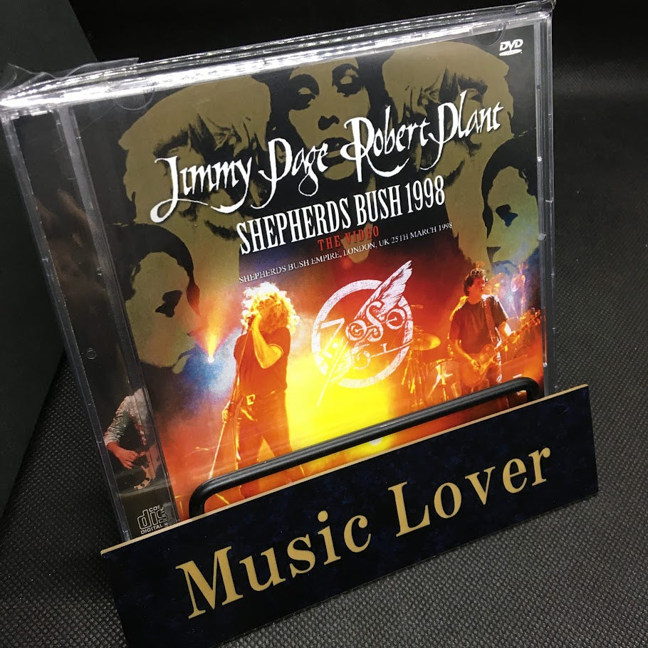 JIMMY PAGE & ROBERT PLANT / SHEPHERDS BUSH 1998 MULTITRACK MASTER 2nd Press STEREO SOUNDBOARD (2CD+1DVDR)