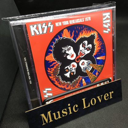KISS / NEW YORK REHEARSALS 1976 2nd Press SOUNDBOARD (1CD+PRO SHOT 1DVDR)