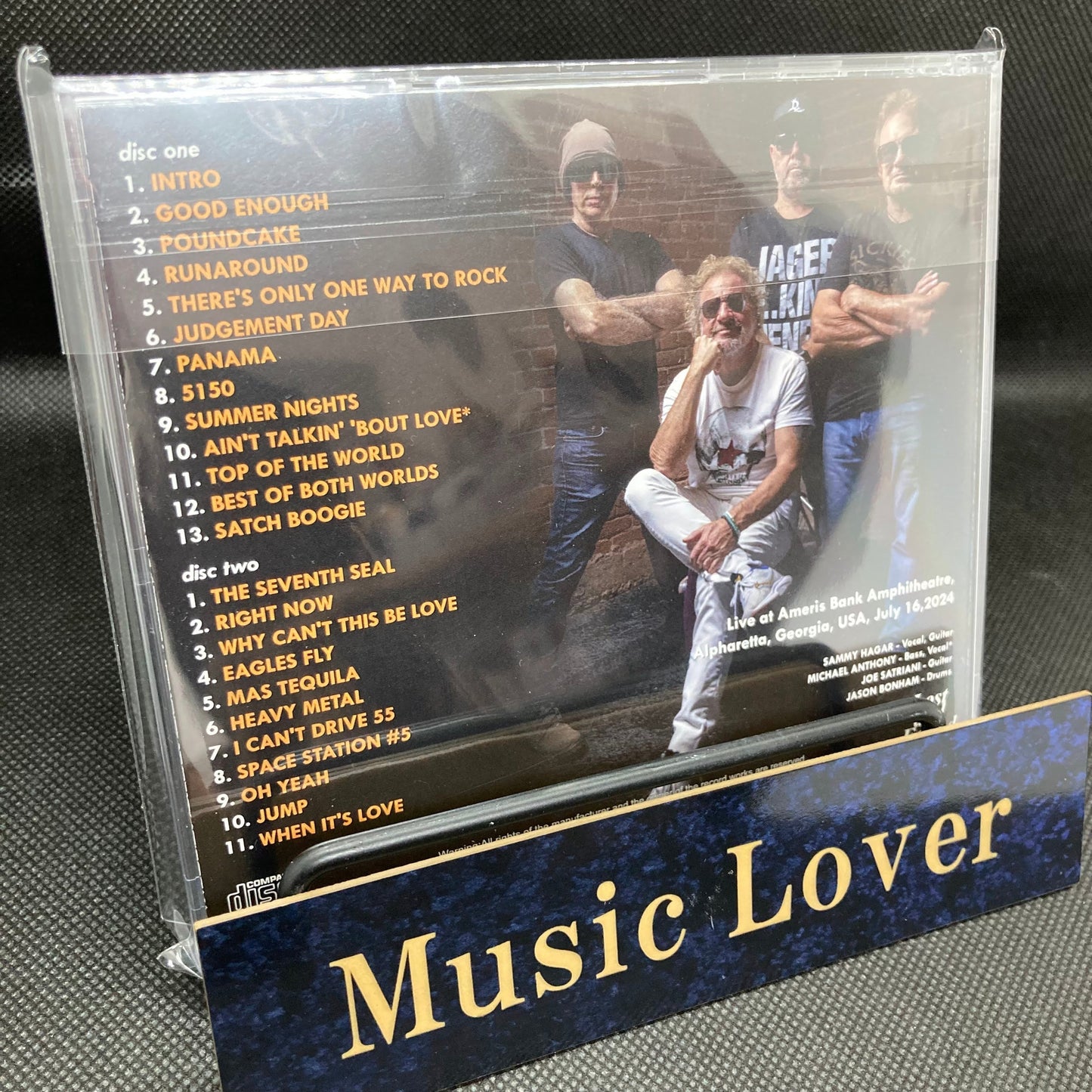 SAMMY HAGAR / LIVE IN GEORGIA 2024 (2CDR)