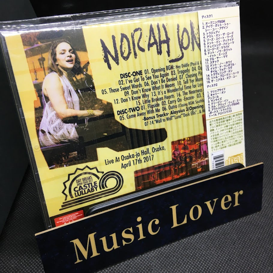 Norah Jones / Castle Lullaby 2017 April 17th Osaka-jo Hall (2CDR)