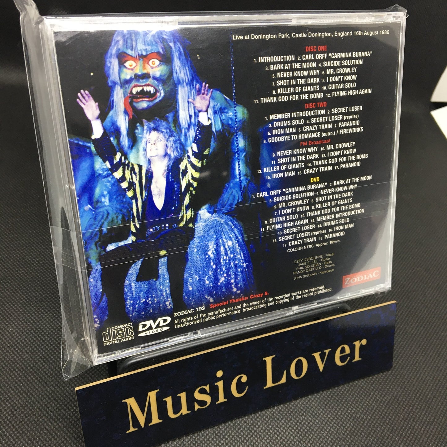 OZZY OSBOURNE / MONSTERS OF ROCK 1986 (2CD+1DVD)