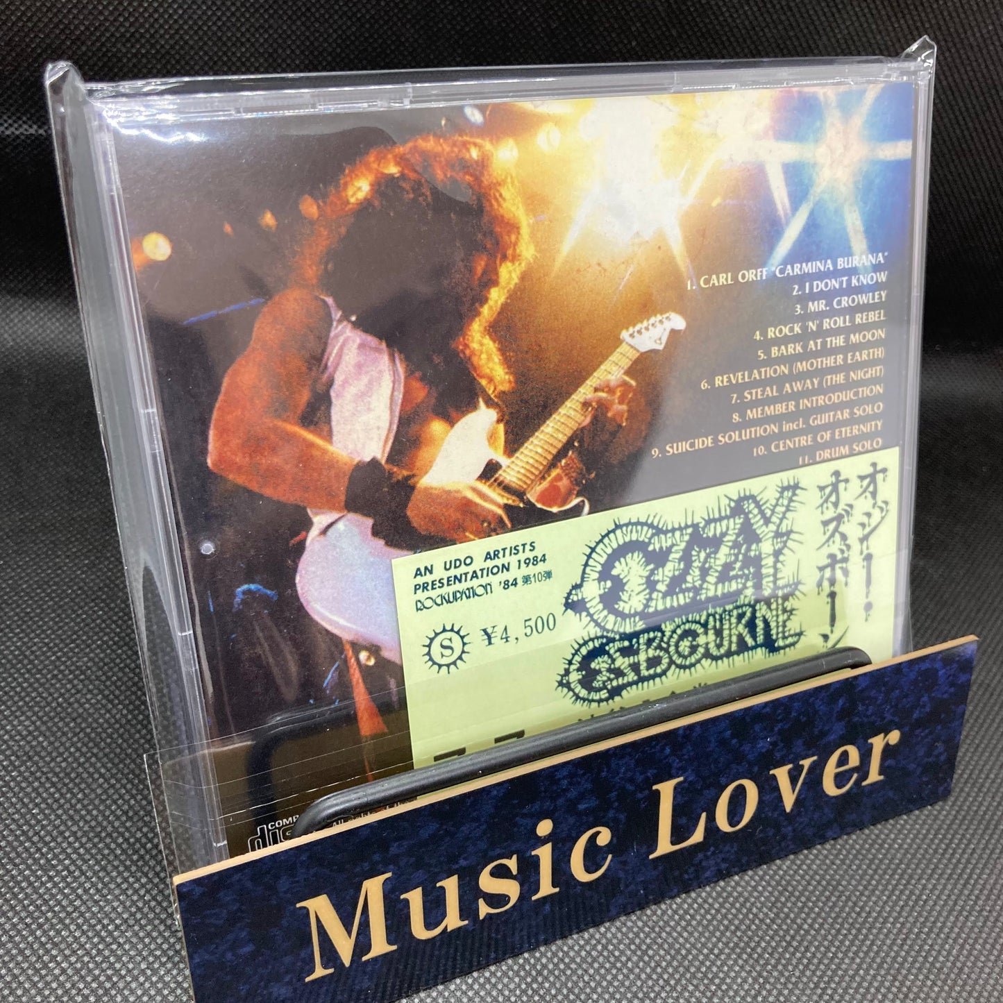 OZZY OSBOURNE / JAKE BARK TOKYO 1984 FINAL NIGHT (1CD)