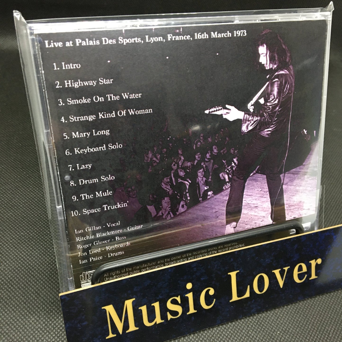 DEEP PURPLE / LYON 1973 COMPLETE FM BROADCAST SOUNDBOARD (1CDR)