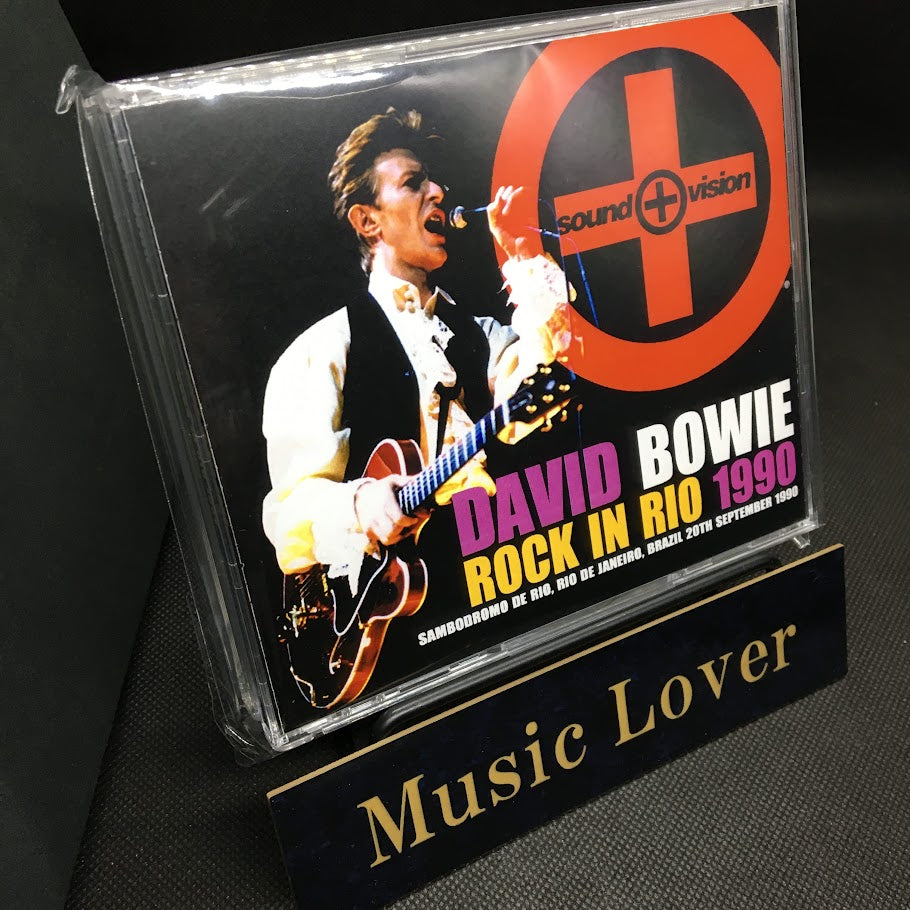 DAVID BOWIE / ROCK IN RIO 1990 STEREO SOUNDBOARD/PRO-SHOT (2CDR+1DVDR)