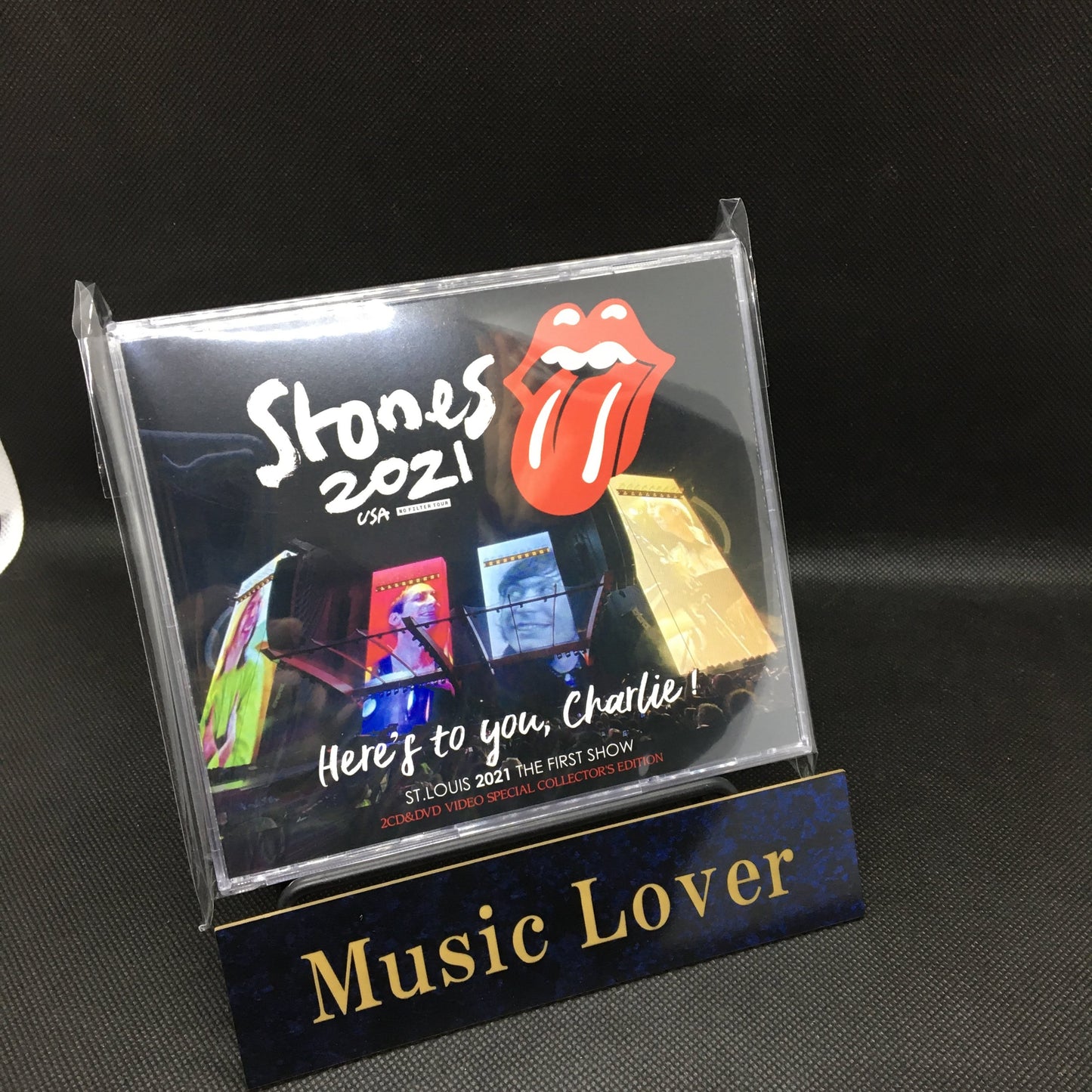 The THE Rolling Stones / Here's to You, Charlie No Filter Tour USA St. Louis 2021 First Show (2CD+1DVD)