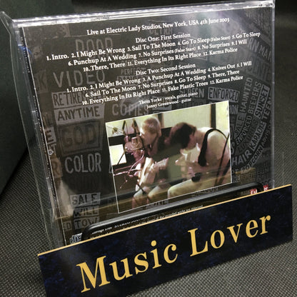 RADIOHEAD / ELECTRIC LADY STUDIOS 2003 UNPLUGGED SHOW STEREO SOUNDBOARD (2CDR)