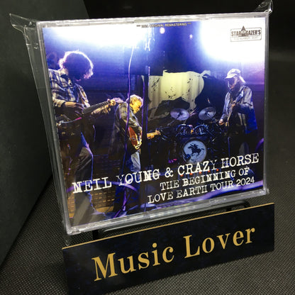 NEIL YOUNG & CRAZY HORSE / THE BEGINNING OF LOVE EARTH TOUR 2024 (2CDR+1BDR)