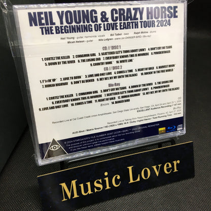 NEIL YOUNG & CRAZY HORSE / THE BEGINNING OF LOVE EARTH TOUR 2024 (2CDR+1BDR)