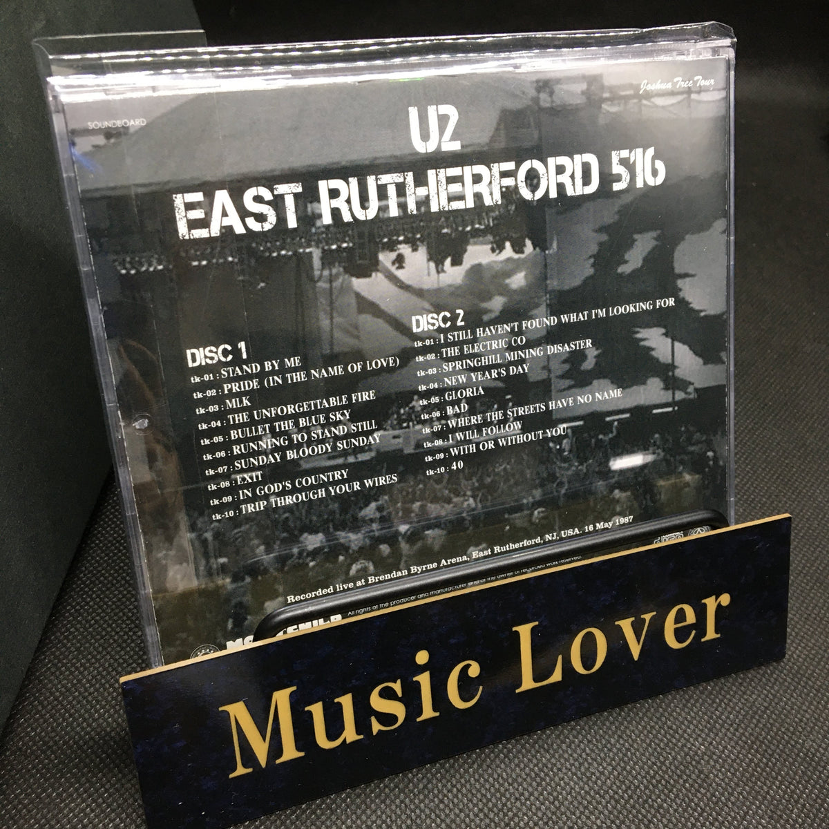 U2 / East Rutherford 516 Joshua Tree Tour 1987 (2CD) Soundboard
