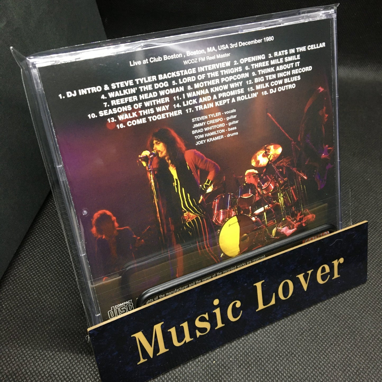 AEROSMITH / DEFINITIVE BOSTON 1980 WCOZ FM MASTER STEREO SOUNDBOARD (1CD)