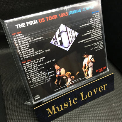 THE FIRM / US TOUR 1985: SOUNDBOARD LIVE MASTERS (3CDR)