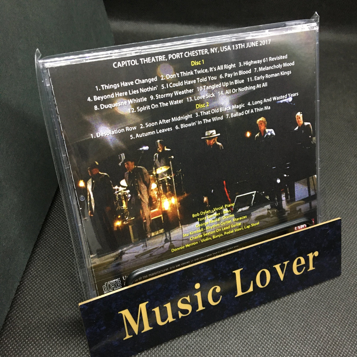 BOB DYLAN / PORT CHESTER 2017 1ST NIGHT SOUNDBOARD (2CDR)