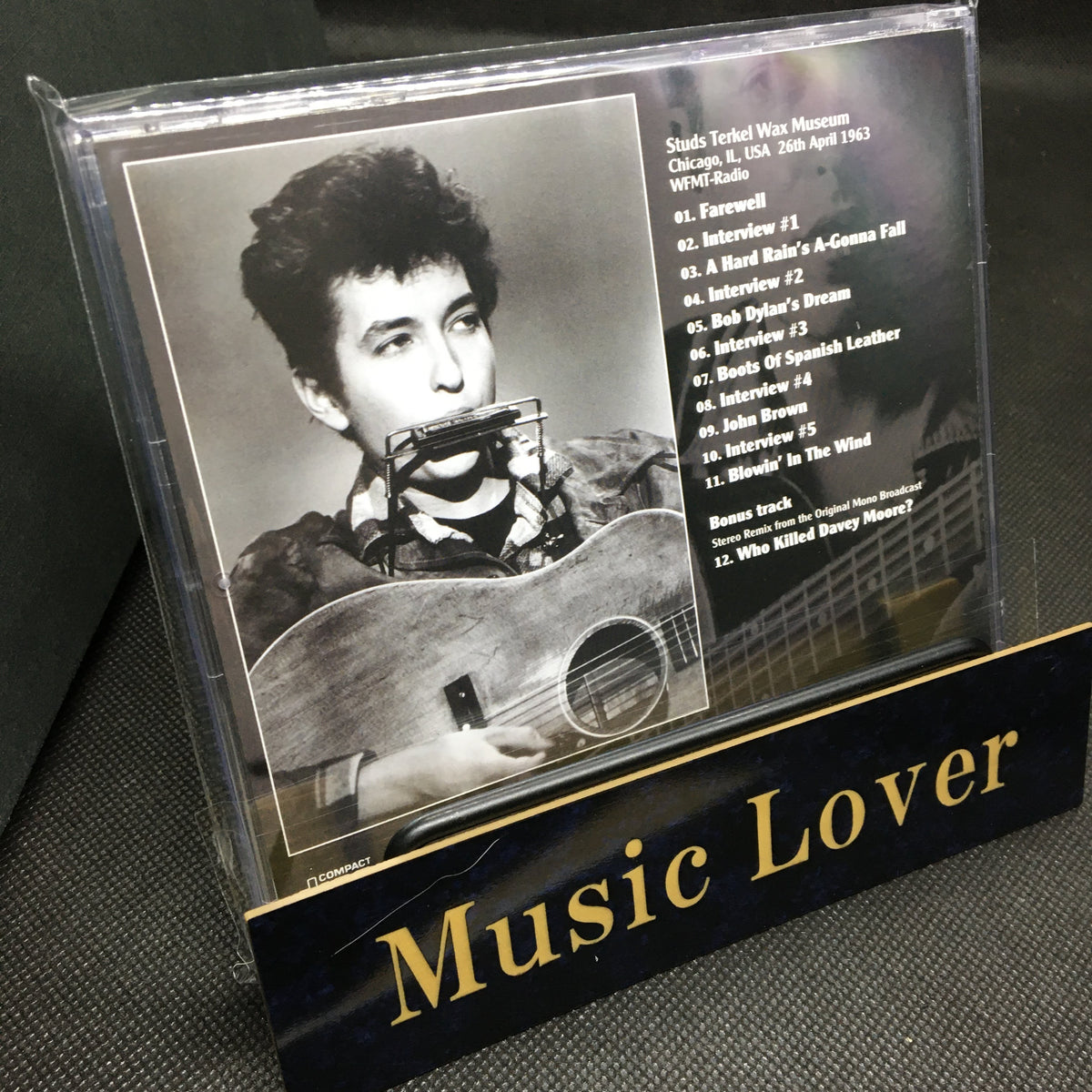 BOB DYLAN / CHICAGO RADIO SHOW 1963 STEREO MASTER SOUNDBOARD (1CD)