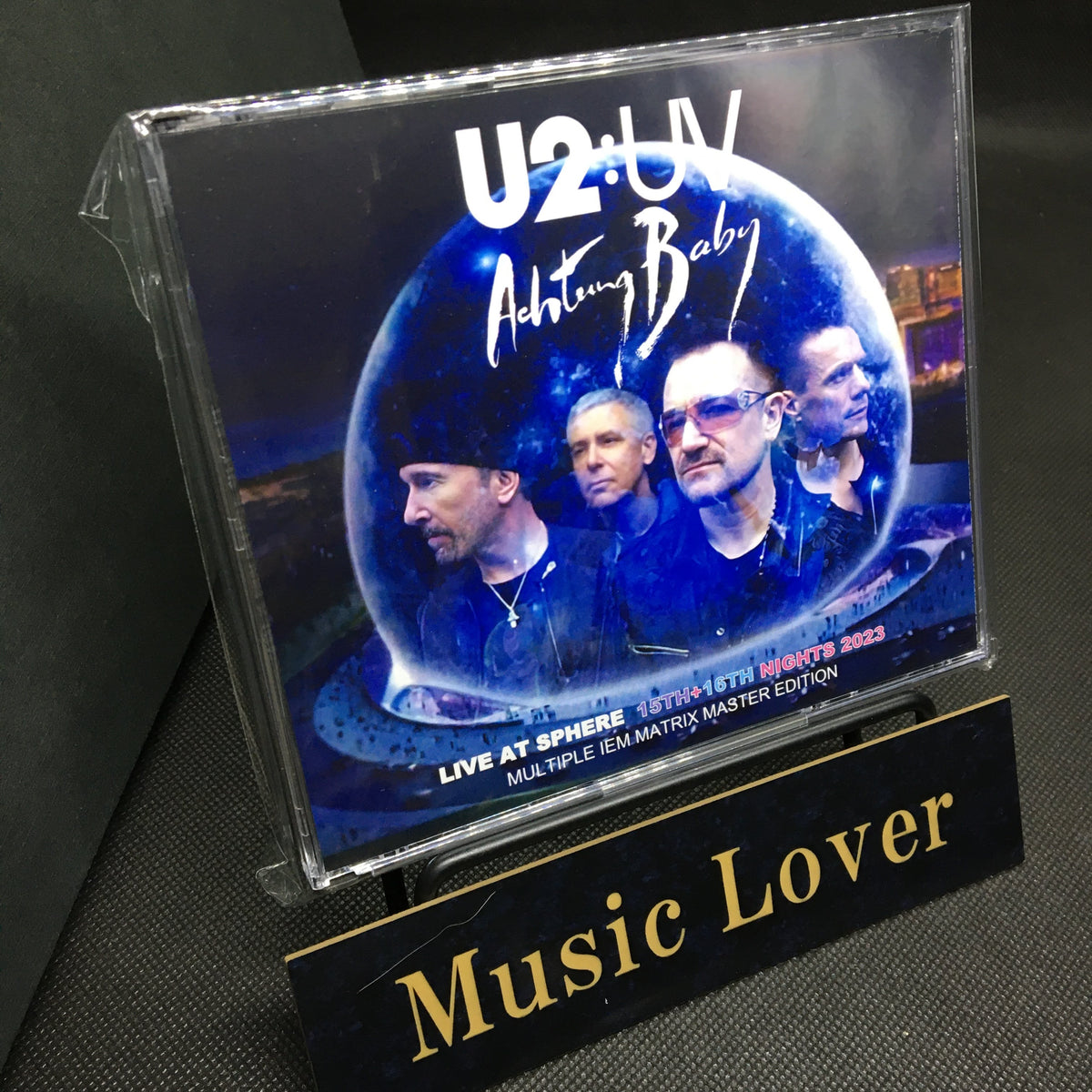 U2 / U2 UV ACHTUNG BABY LIVE AT SPHERE 15TH+16TH NIGHTS 2023 MULTI IEM MATRIX MASTER (4CDR)