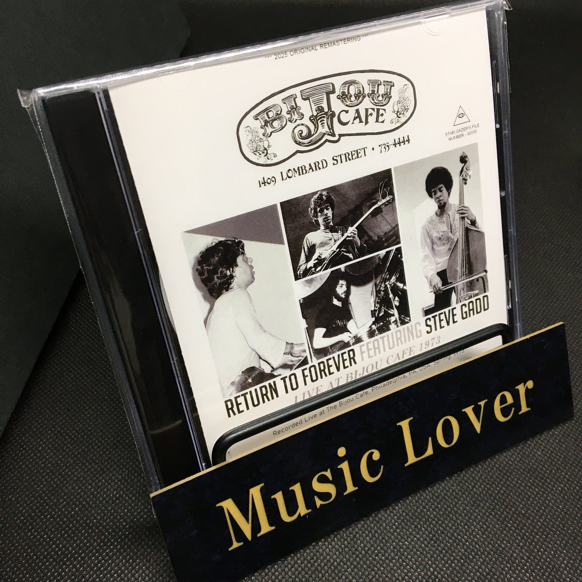 RETURN TO FOREVER FEATURING STEVE GADD / LIVE AT BIJOU CAFE 1973 2025 UPGRADE VERSION (1CDR)