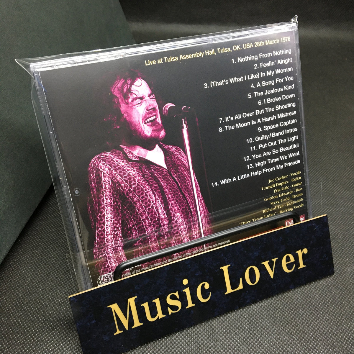JOE COCKER / STINGRAY NIGHT IN TULSA SOUNDBOARD (1CDR)