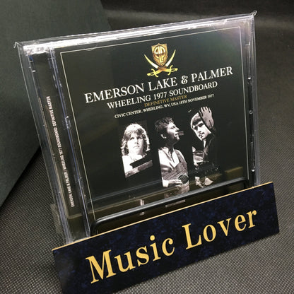 EMERSON, LAKE & PALMER / WHEELING 1977 SOUNDBOARD DEFINITIVE MASTER (2CD)