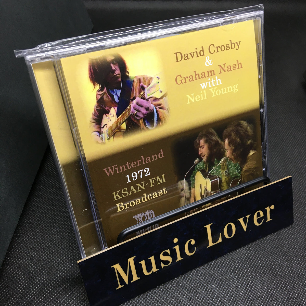 David Crosby & Graham Nash with Neil Young / Winterland 1972 KSAN-FM Broadcast SOUNDBOARD (1CDR)