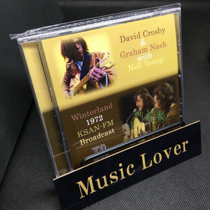 David Crosby & Graham Nash with Neil Young / Winterland 1972 KSAN-FM Broadcast SOUNDBOARD (1CDR)