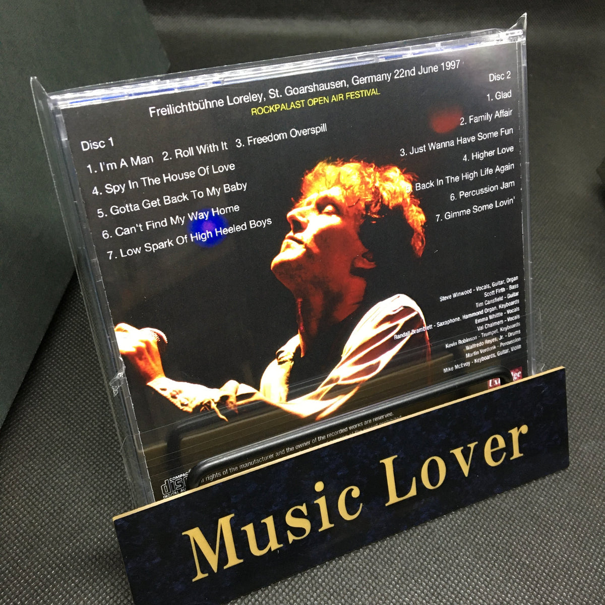 STEVE WINWOOD / LORELEY 1997 FM BROADCAST STEREO SOUNDBOARD (2CDR)