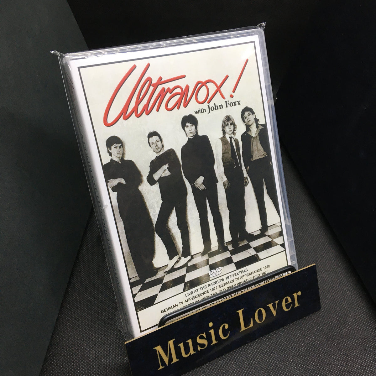 ULTRAVOX! w/JOHN FOXX / COMPLETE LIVE DOCUMENTARY 1977-1978 PRO SHOT (1DVDR)