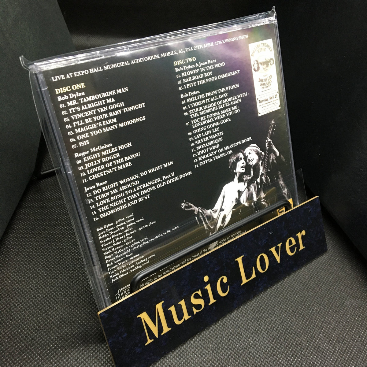 BOB DYLAN & THE ROLLING THUNDER REVUE / MOBILE 1976 EVENING SHOW SOUNDBOARD (2CD)