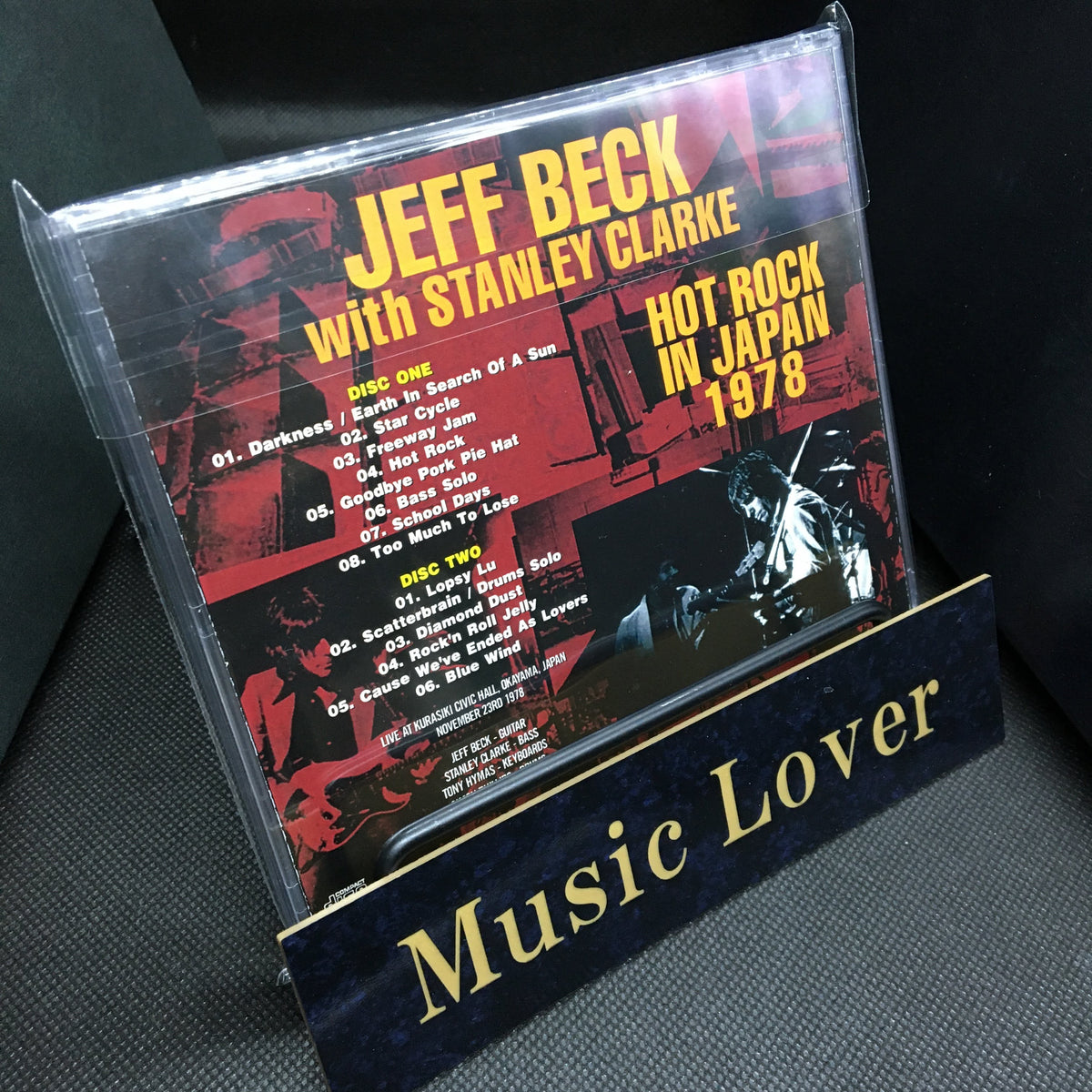 JEFF BECK WITH STANLEY CLARKE / HOT ROCK IN JAPAN 1978 (2CDR)