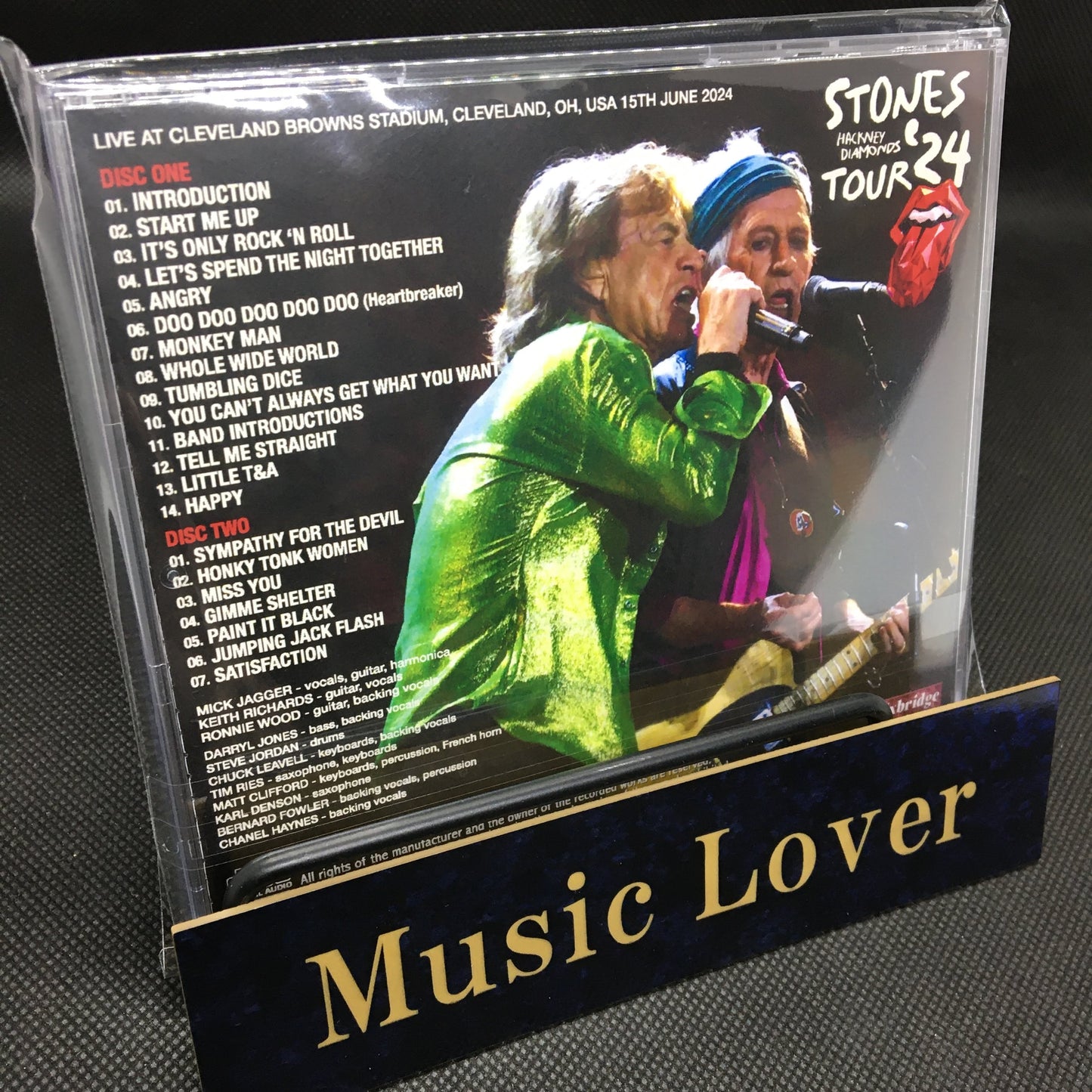 THE ROLLING STONES / CLEVELAND 2024 (2CDR)