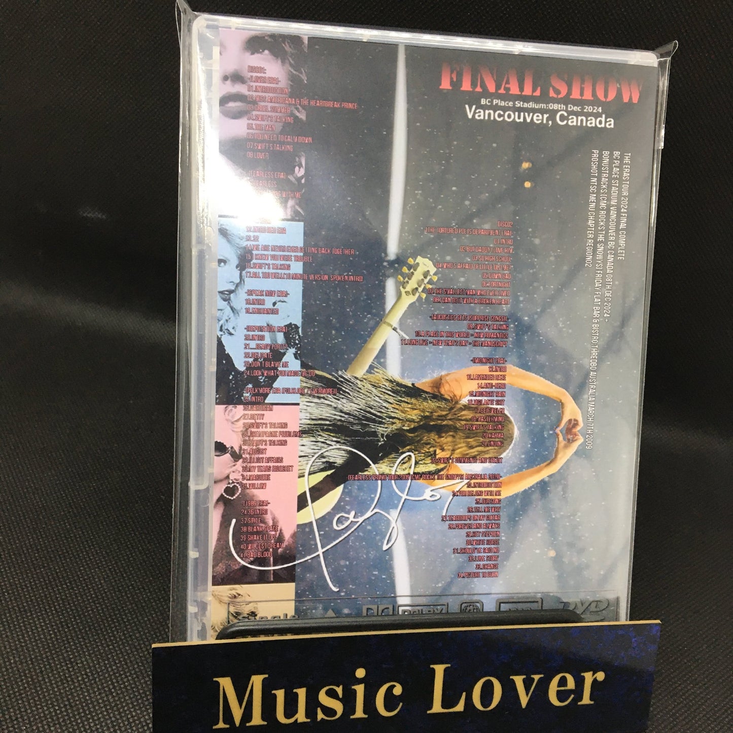 Taylor Swift / Speak Now Japan Tour 2011 + The Eras Tour 2024 Final complete (1CDR+2DVDR))