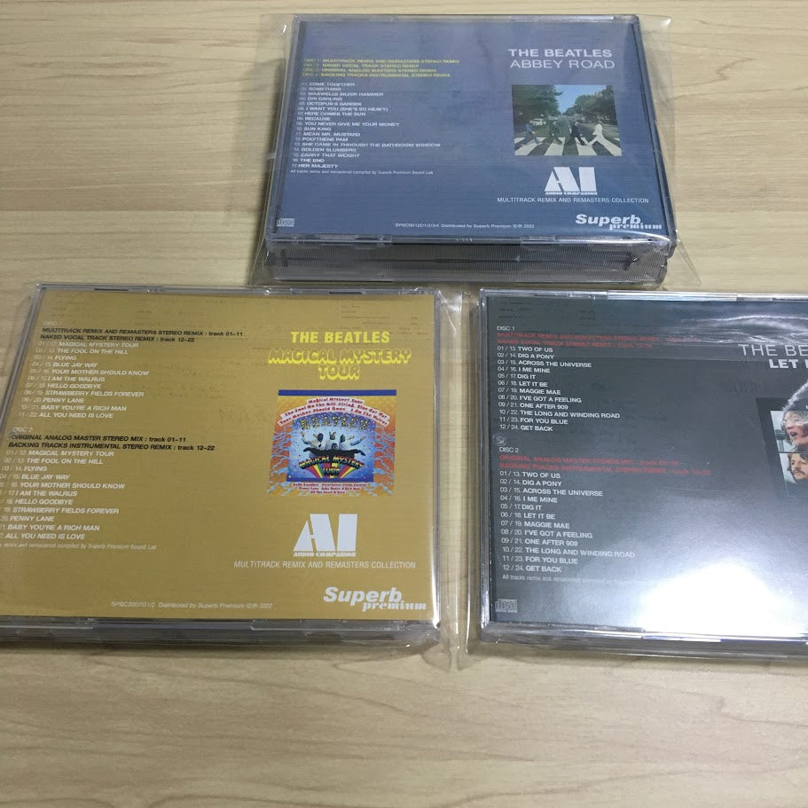 THE BEATLES / AI  AUDIO COMPANION 3 Titles 8CD Set MAGICAL MYSTERY TOUR ABBEY ROAD LET IT BE