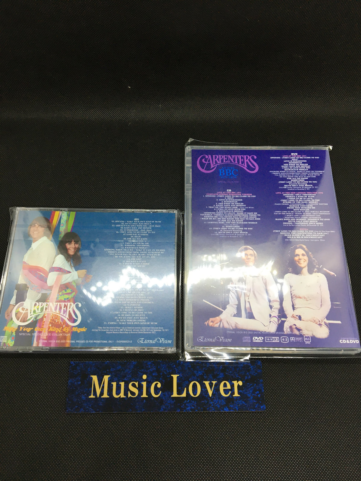 CARPENTERS / AT THE BBC 1971-1976 & BBC, MAKE YOUR OWN KIND OF MUSIC 2 Title Set (1DVD+3CD)