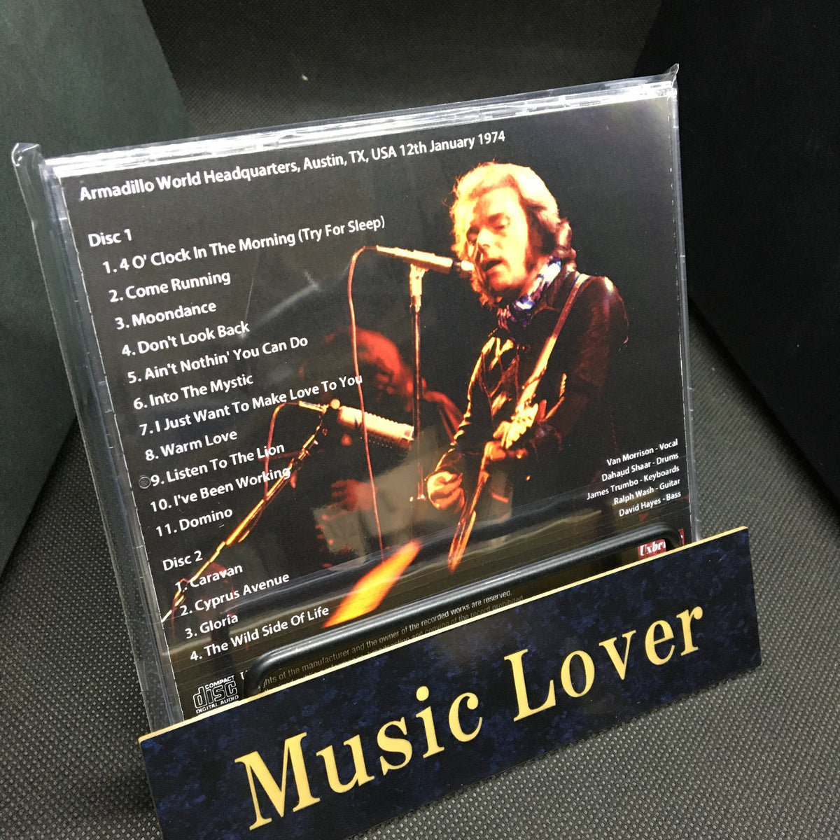 VAN MORRISON / ASUTIN 1974 SOUNDBOARD MASTER (2CDR)