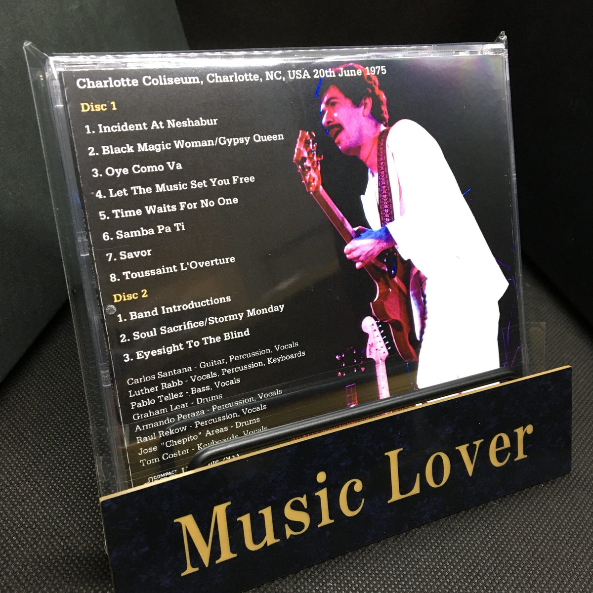 SANTANA / CHARLOTTE 1975 SOUNDBOARD (2CDR)